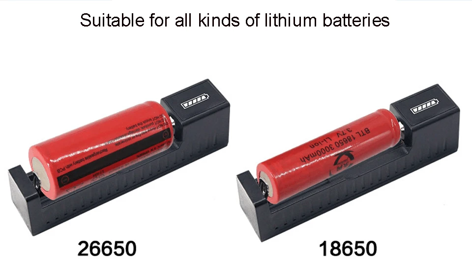 Многофункциональный 3,7 V 18650 Зарядное устройство литий-ионная аккумуляторная батарея USB портативный универсальный 26650 22650 18350 16340 14500 10440 батарея Зарядное устройство