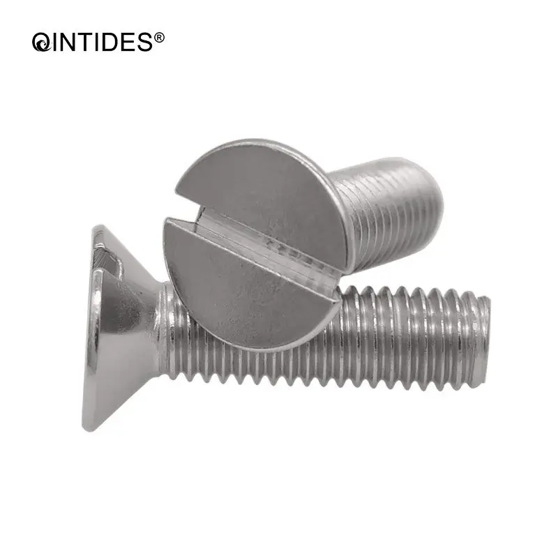 QINTIDES M1.6 M2 M2.5 M3 M4 винты с потайной плоской головкой из нержавеющей стали|Винты| |