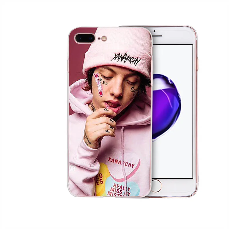 Мягкий силиконовый чехол Rapper Lil Xan для iphone xr x xs max телефона plus 7 8 6s 6 5s se 5 10 |