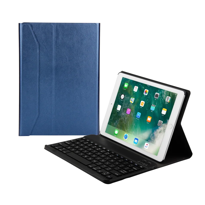 10 шт./лот портативный чехол с Bluetooth клавиатурой для iPad Air 2 Pro9.7 новинка 9 7 2017 2018