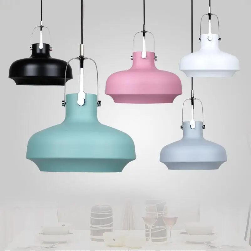

Denmark Designer Space Copenhagen Colorful Aluminium Pendant Lights Lamps Suspension Hanging Lamp Dining Room Restaurant Shop
