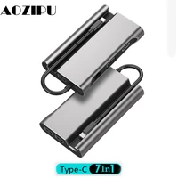 multifunction usb laptop type c docking station usb c hub to usb 3 0 hdmi rj45 pd adapter for macbook samsung galaxy s8s9note8