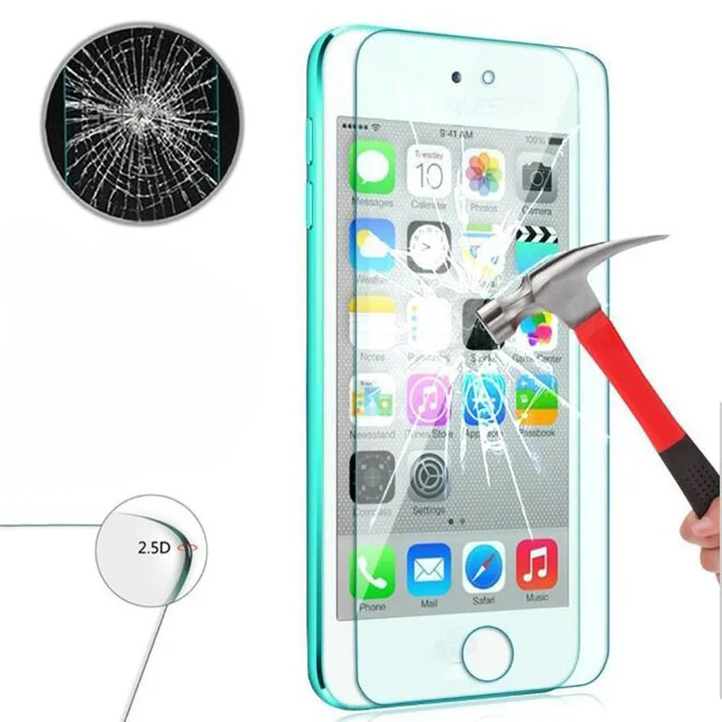 Закаленное Стекло Щит гвардии для Apple ipod touch 5/6/7 5th 6th 7th защитная пленка touch6 touch7 спереди Экран Защитная крышка