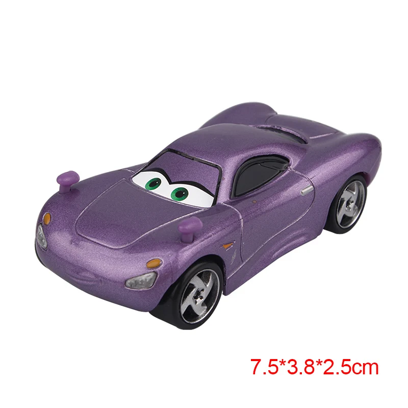 Holly Дисней Pixar Тачки 2 3 Молния Маккуин матер Джексон шторм Рамирез 1:55 литье под давлением автомобиль металлический сплав мальчик малыш игрушки Рождественский подарок - Цвет: Holly