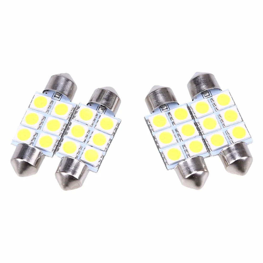 POSSBAY Универсальный 36 мм 5050 6SMD белый микро автомобиль авто фонарь для мотоцикла гирлянда для салона купольный светодиодный лампы купить 4 получить 1
