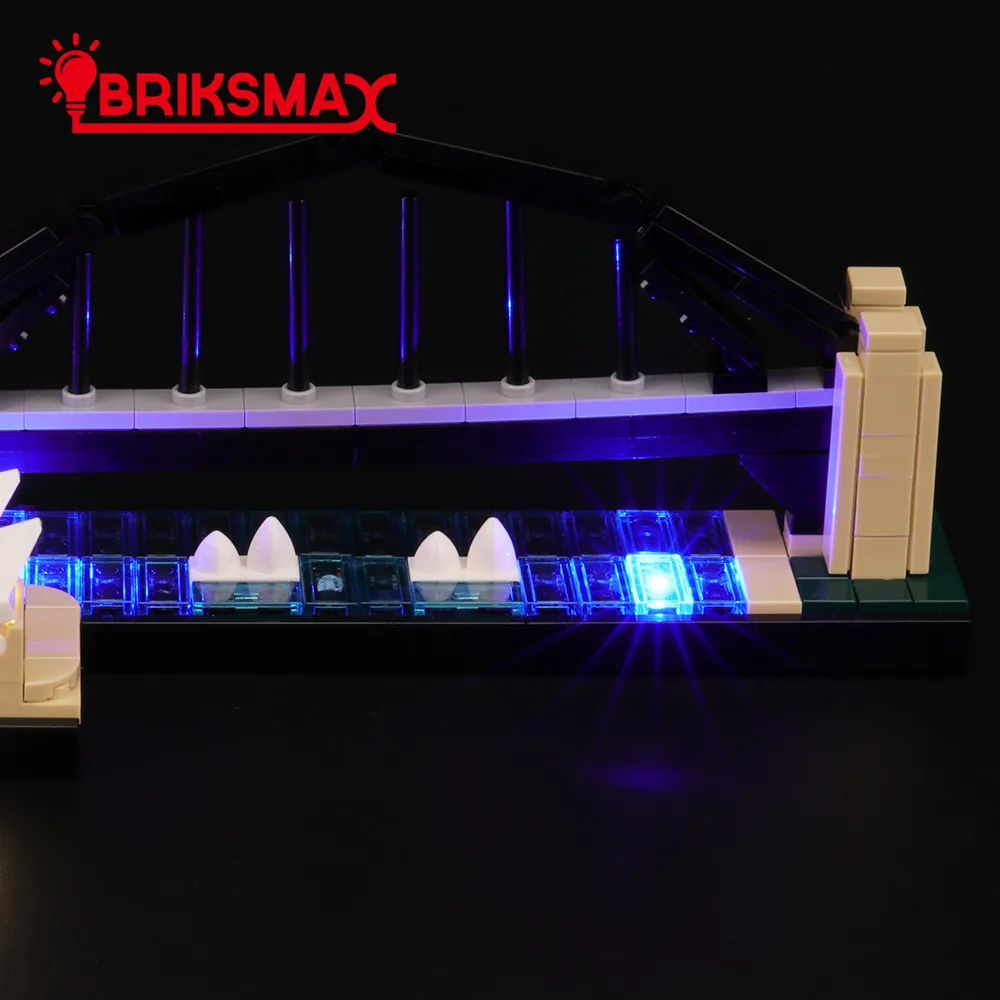 Комплект для светодиодсветильник Ки BriksMax 21032 архитектуры Сидней (модель в