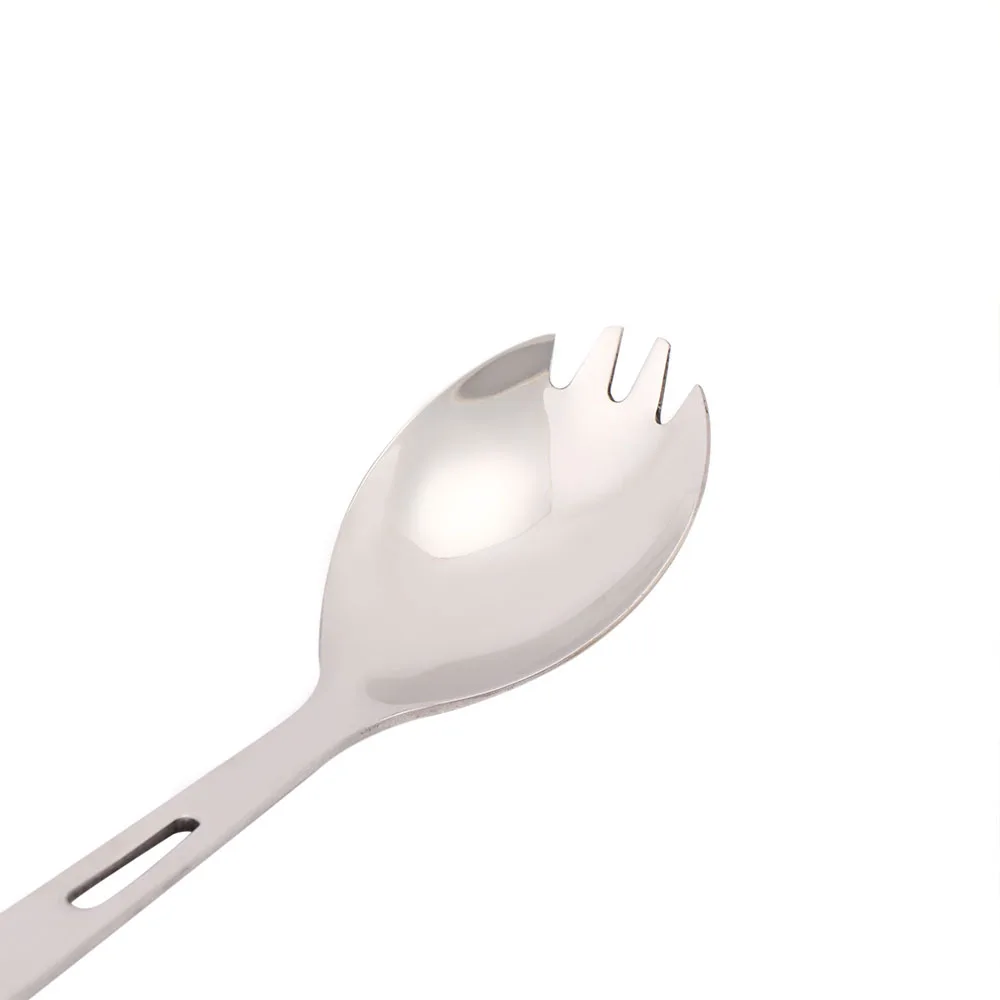 1 шт. многофункциональная походная кухонная посуда из нержавеющей стали Ложка