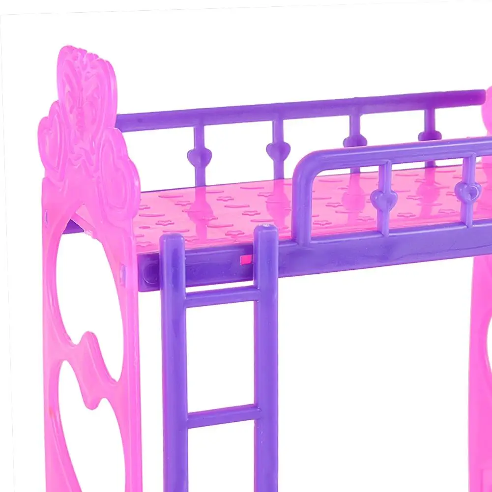 RCtown пластиковая двуспальная кровать Рамка для куклы Келли мебель спальни
