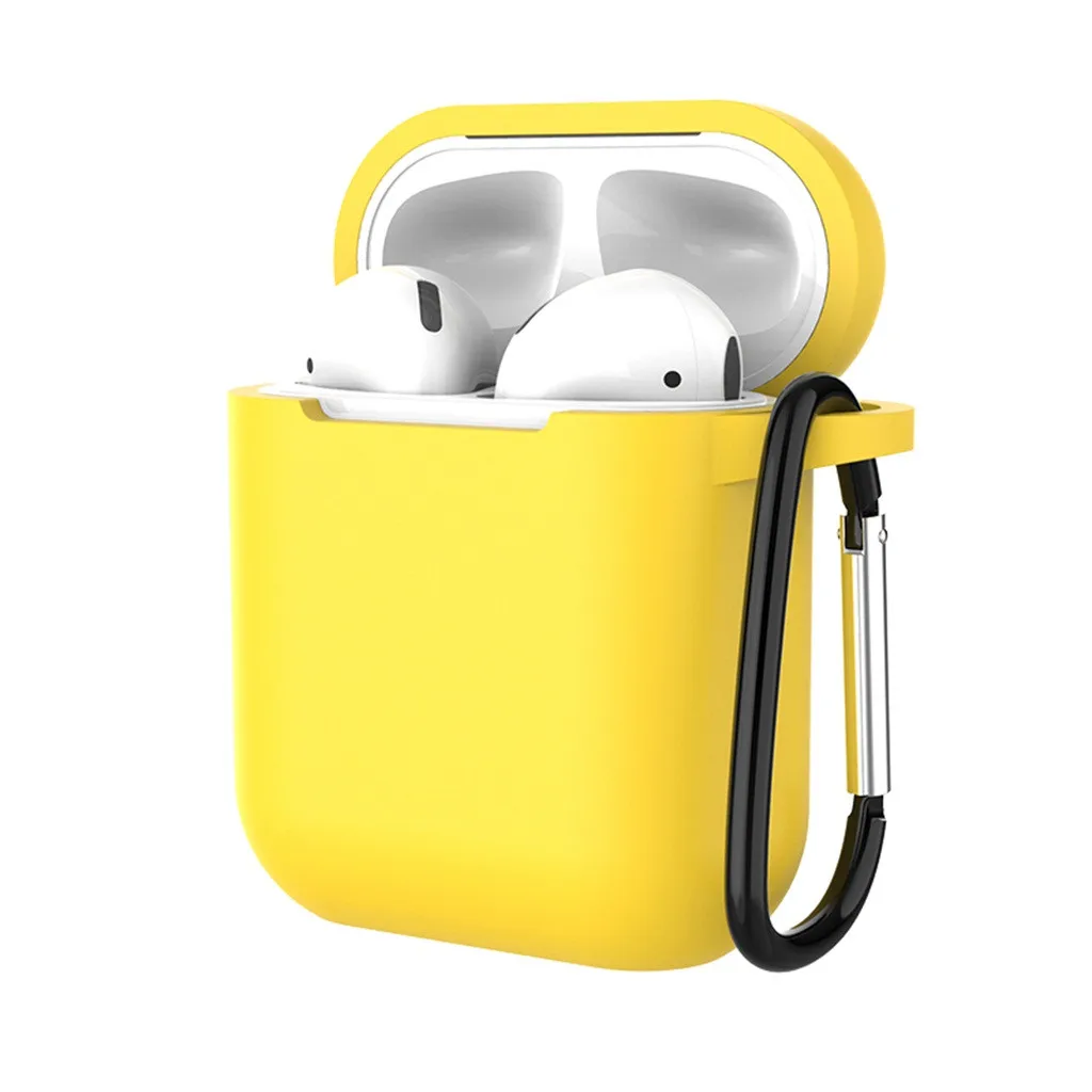 For Apple AirPods Case Silicone Sleeve Skin Cover With Anti-lost Lanyard Funda Air Pods Charging Case#15 | Электроника