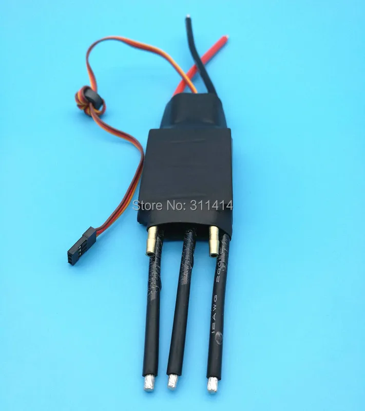 2pcs/lot 2-7S Lipo 100A ESC 5V/5A UBEC Brushless Speed Controller For RC Boat UBEC100A With Water Cooler Promotion | Игрушки и хобби