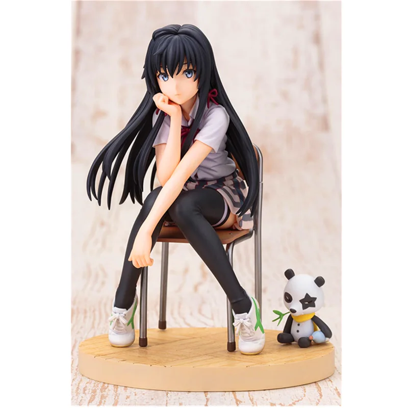 14 см KOTOBUKIYA My youth love story Аниме Фигурка Yukinoshita Yukino экшн фигурка кресло Ver красивые