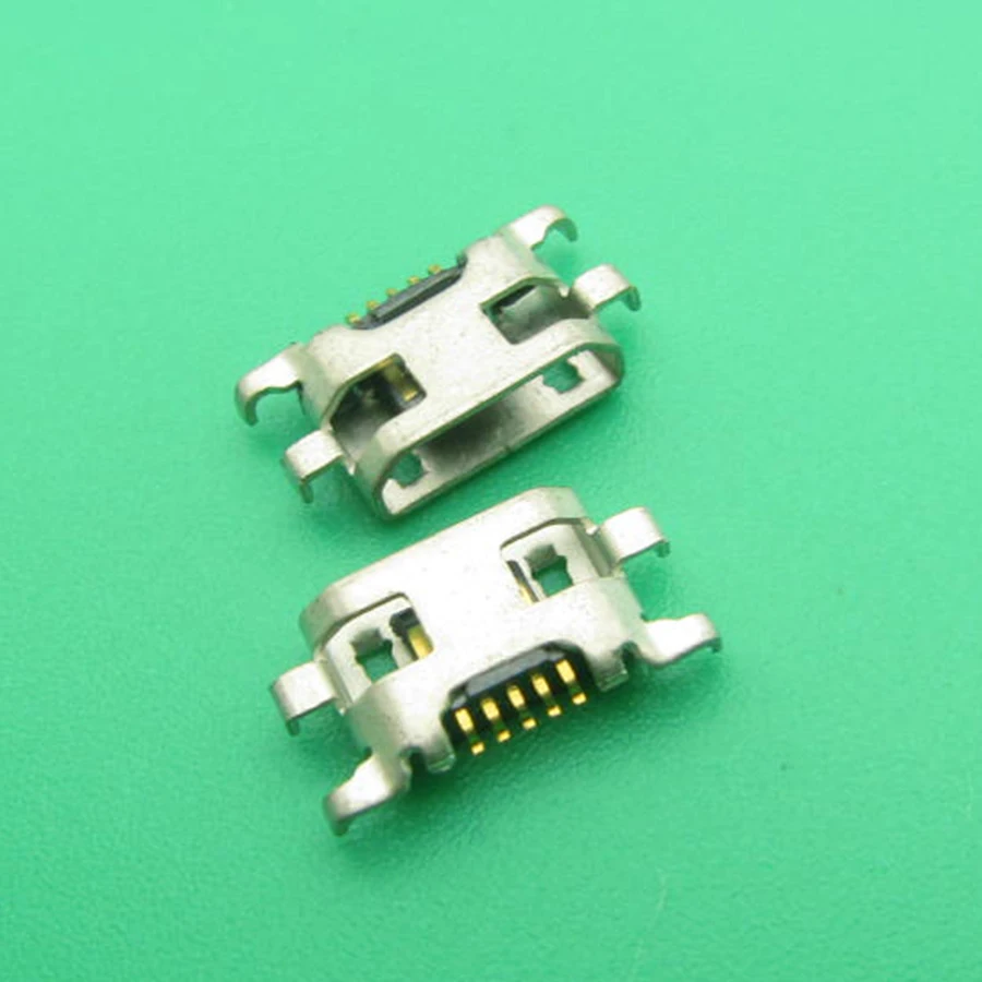 100 шт. для Alcatel One Touch 4015 4032 5050X 5050Y 4033 6012D 6035R 7050Y Pop S9 micro USB type-B разъем подключения