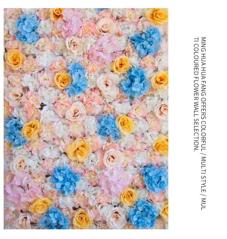 Гортензия Роза арочный цветок на стену 40*60 см guelder искусственный flowe лайнер, DIY декоративный свадебный фестиваль цветок ковер дорожная линия