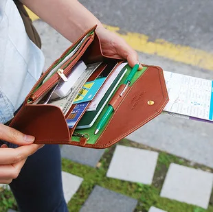 Обложка для паспорта дорожный кошелек Мужская органайзер женский мужской