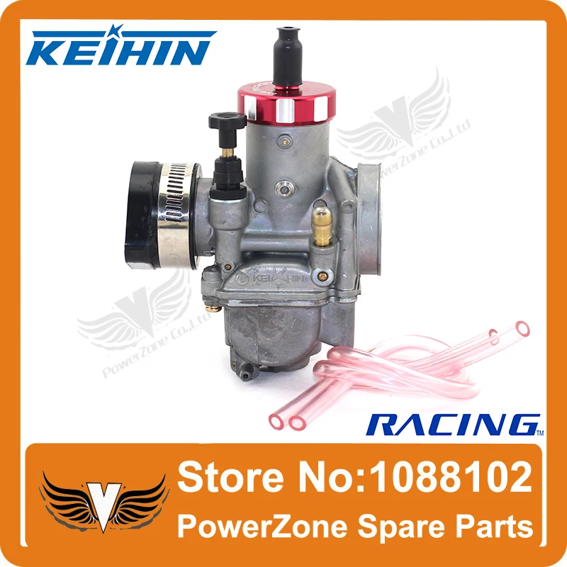 KEIHIN PE28 Гонки Карбюратор 28 мм С Резиновым Адаптер Fit Мотоцикла Мопед Скутер Байк ATV