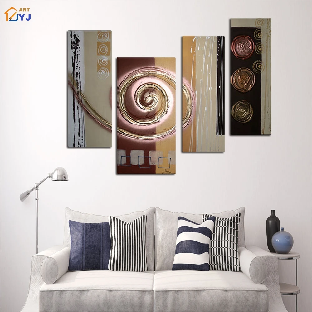 Текстура золотая линия абстрактная картина искусство на стену подарок для