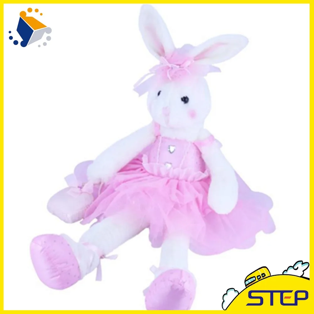 Бесплатная доставка 1 шт. оригинальная Очаровательная плюшевая балерина зайчик