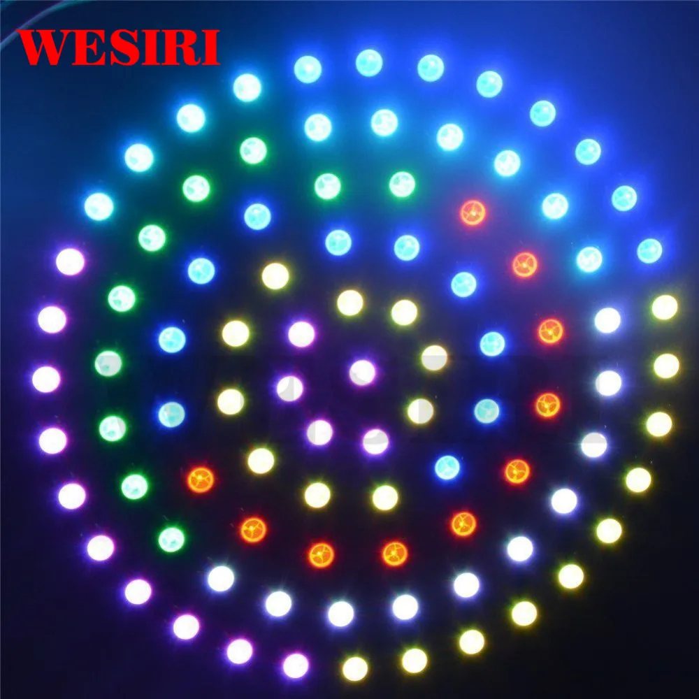 WESIRI WS2812B DIY светодиодный кольцо 1, 8, 12 лет, 16 24 32 40 48 60 93 241 биты светодиодный s WS2812B SK6812 5050 встроенный RGB доступный DC5V СВЕТОДИОДНЫЙ Кольцо