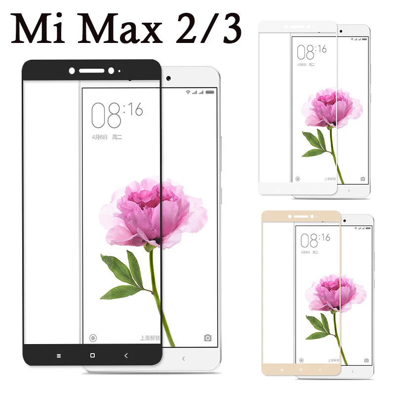 Закаленное стекло для Xiaomi Mi Max 2 mi max2 защита экрана Твердое защитное 3 xiami xiomi xiaomei