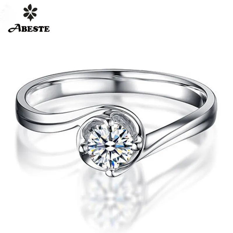 Женское кольцо для помолвки ANI 18 К белое/желтое/розовое золото (AU750) 0 2 КАРАТ