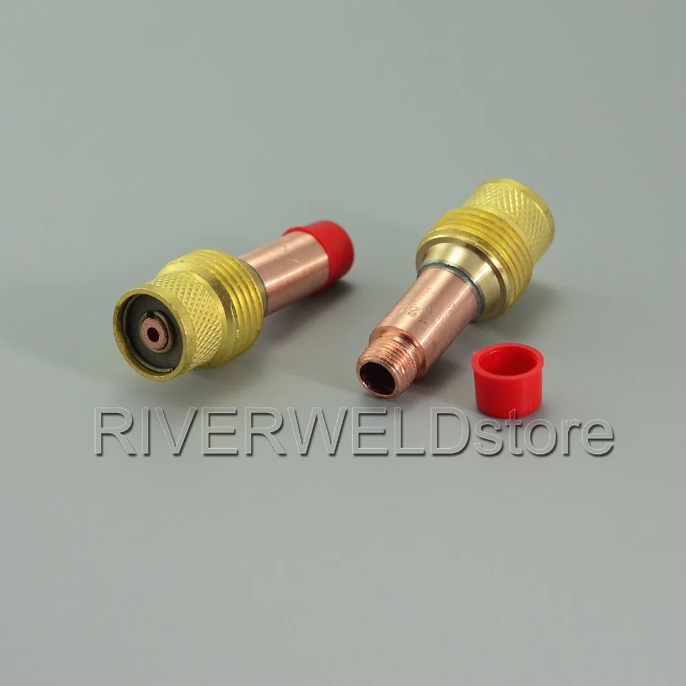 TIG керамическая чашка газовый объектив Collet Body 45V26 10N24 54N01 2% Thoriated Tungsten KIT WP-17 WP-18