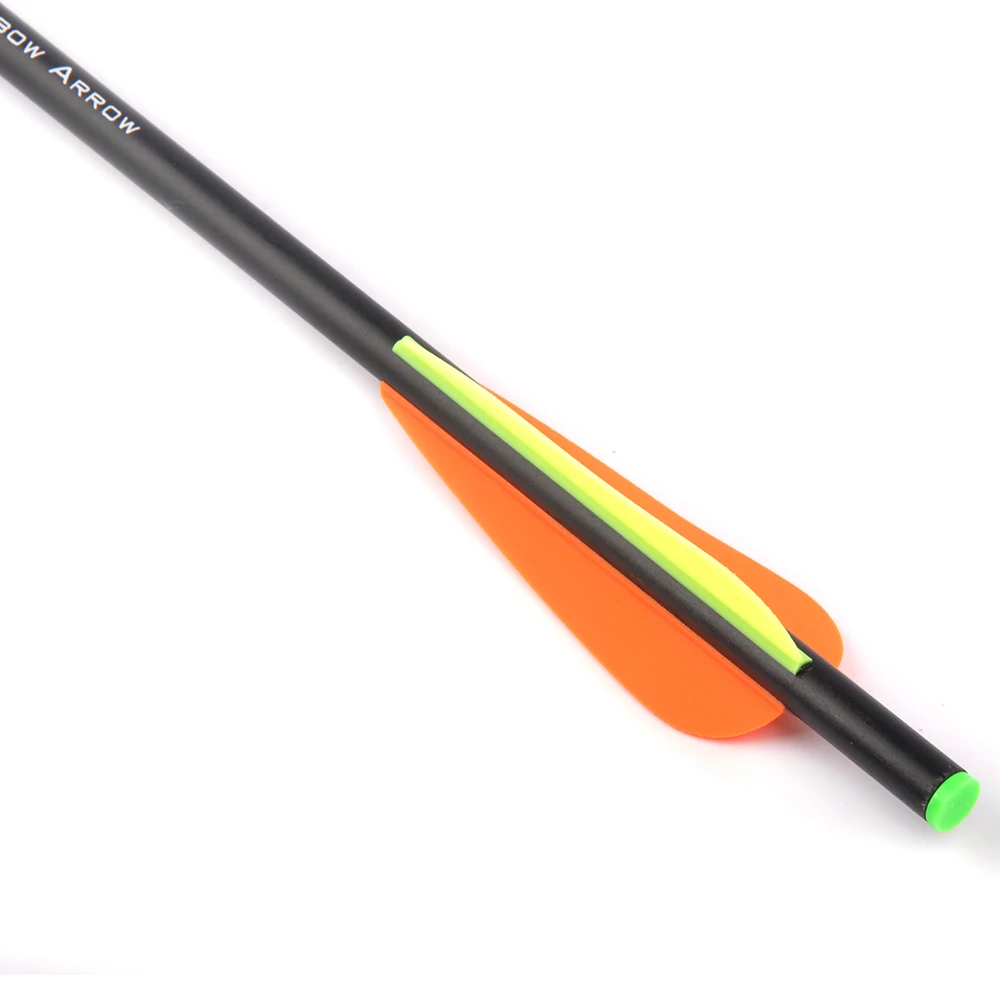 20 Inches Fiberglass Crossbow Arrow Diameter 8.8mm with Rubber Tip for Target Archery Hunting Shooting | Спорт и развлечения