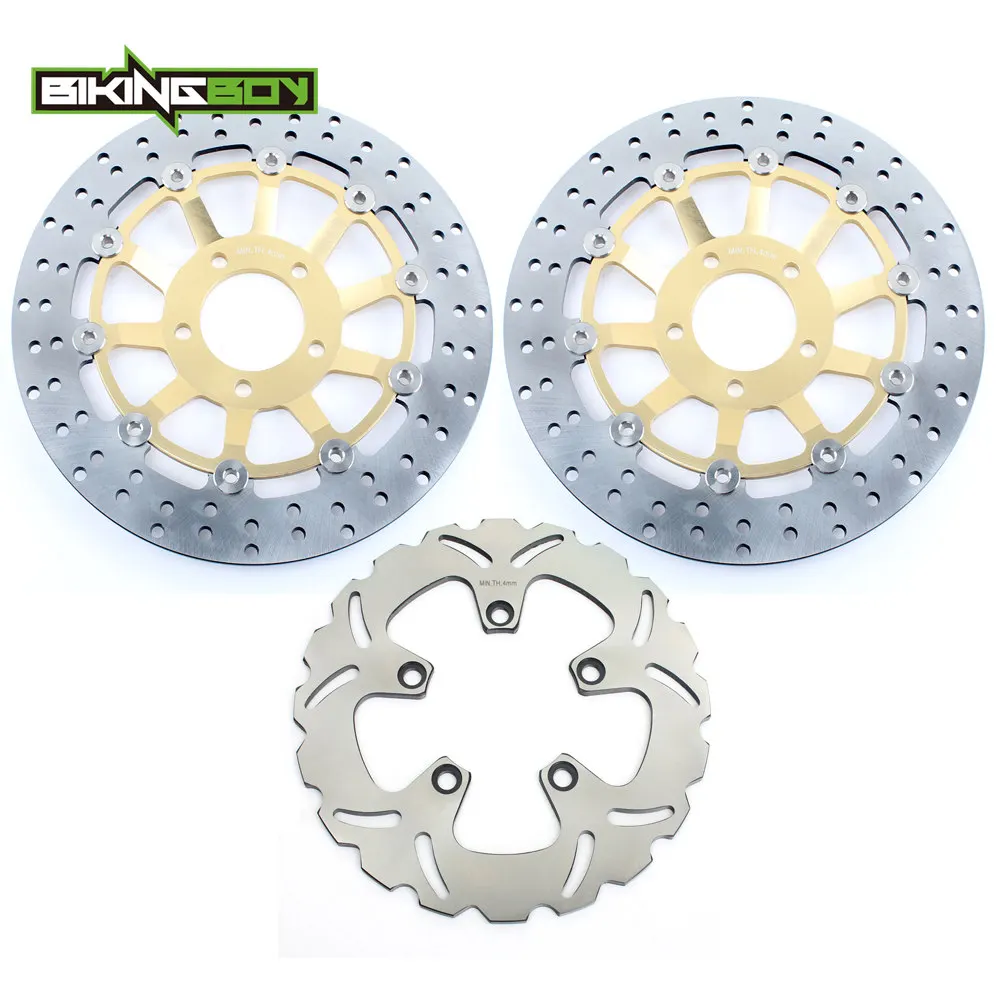BIKINGBOY спереди и сзади тормозные диски роторов GSX R 600 W 1992 1993 GSXR 750/W 91 95 1100 93 00 94 96 97 98 99