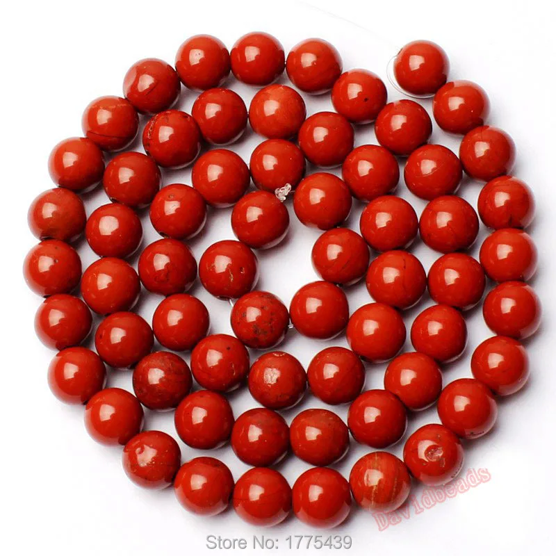 Free Shipping 6 8 10 12mm Natural Red Jaspers Round Shape Loose Beads Strand 15&quot Jewelry Accessory diy | Украшения и