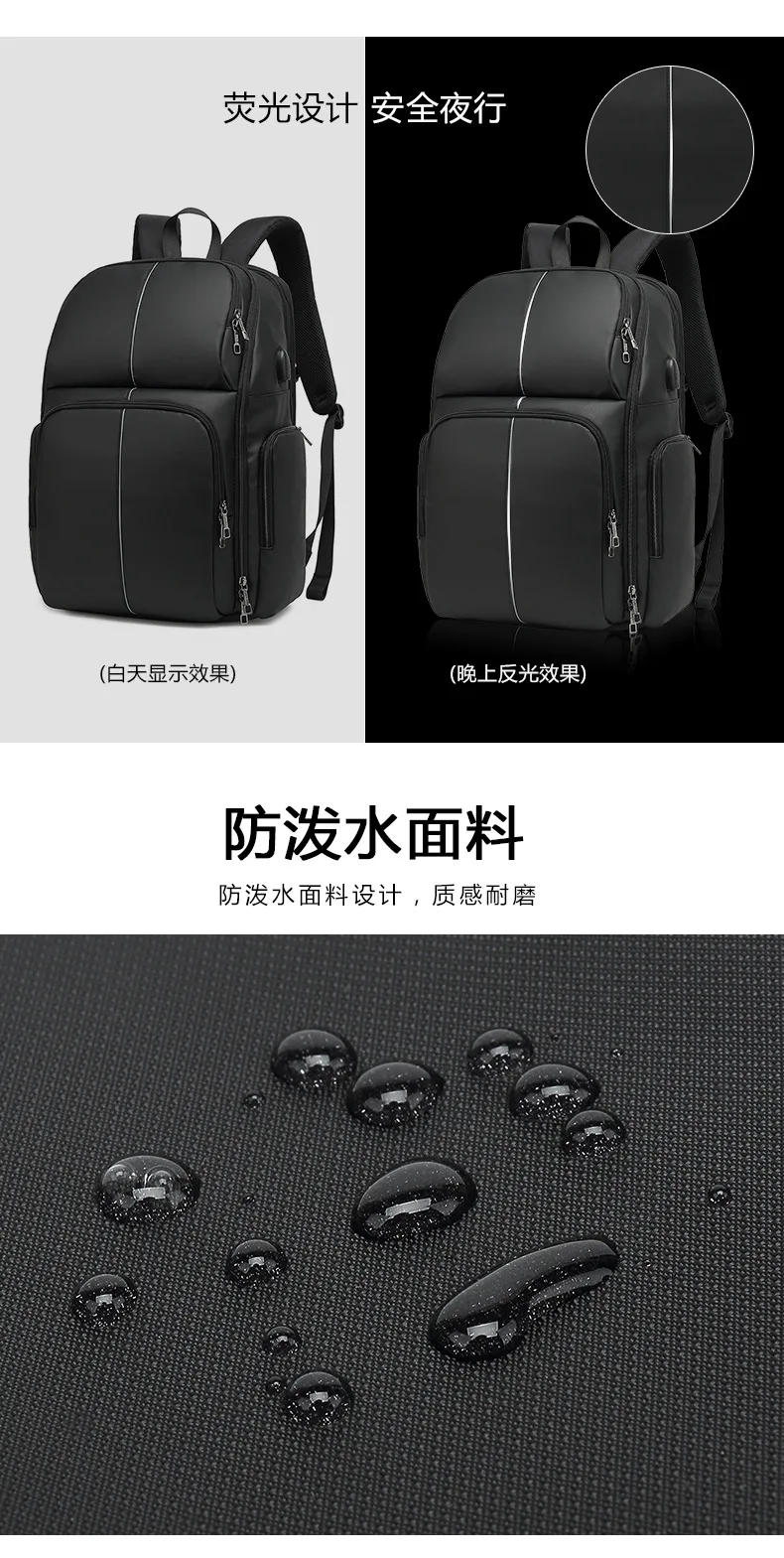 Coolbell новейшая сумка для ноутбука 17,3 дюймов, внешний USB бизнес рюкзак для отдыха, Студенческая сумка