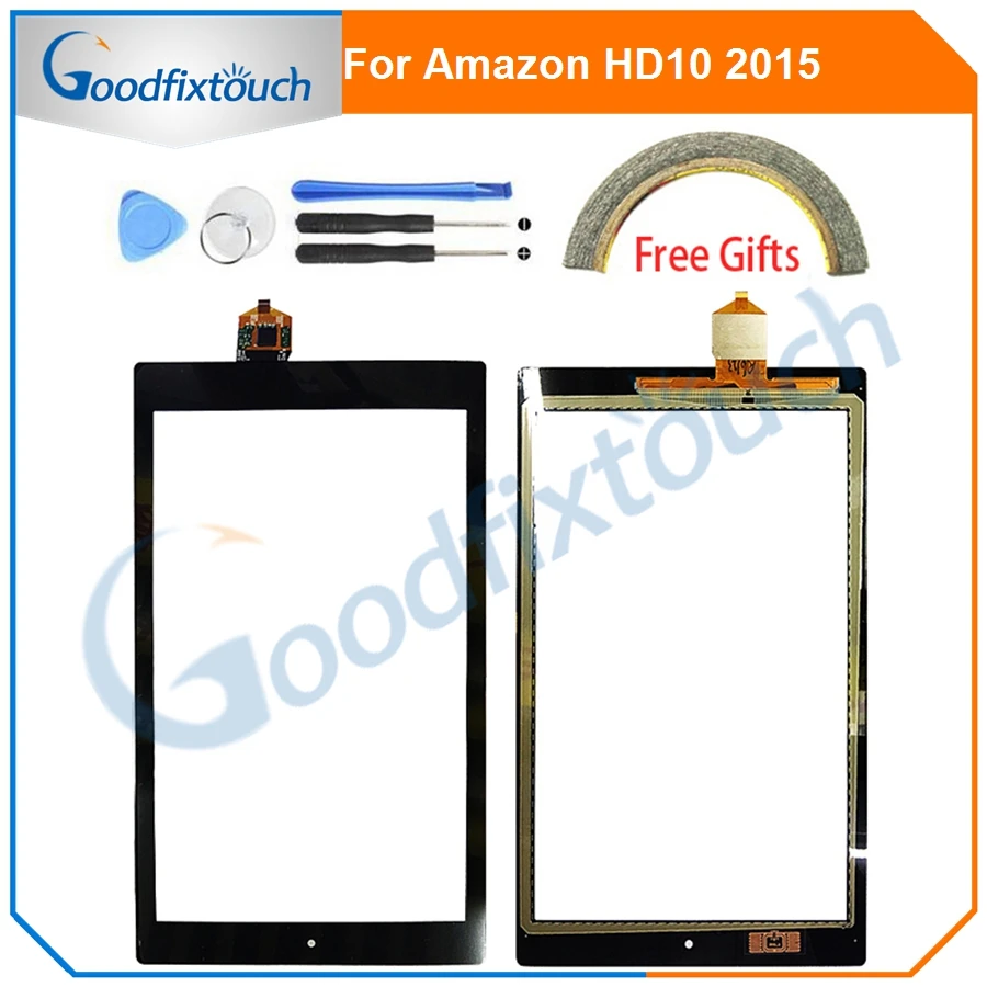 

10.1" For Amazon Kindle Fire HD10 HD 10 2015 Front Touch Screen Digitizer Panel Sensor Glass Lens Replacement Parts