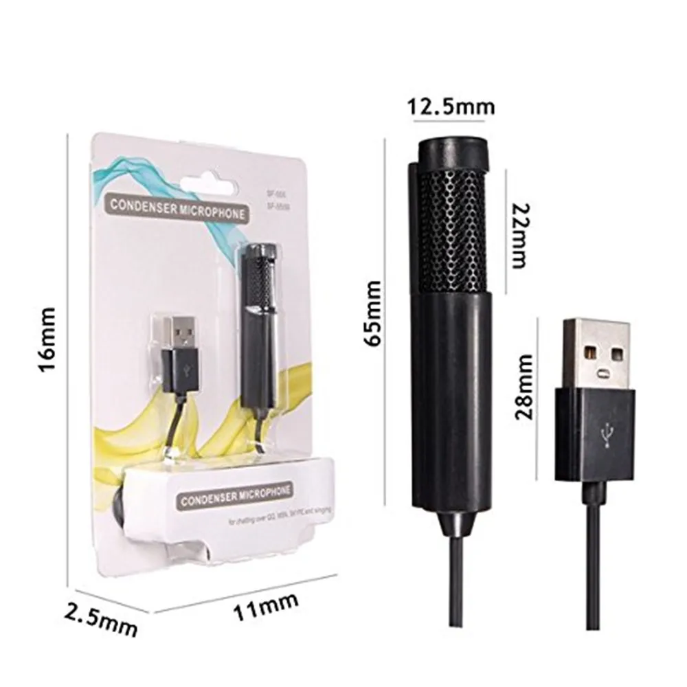 USB микрофон GEVO высокопроизводительный проводной конденсаторный мини 2 0 для