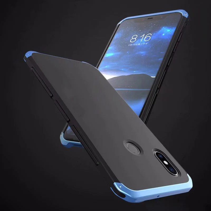 Металлический чехол для Xiaomi redmi note 5 ударопрочный армированный жесткий из