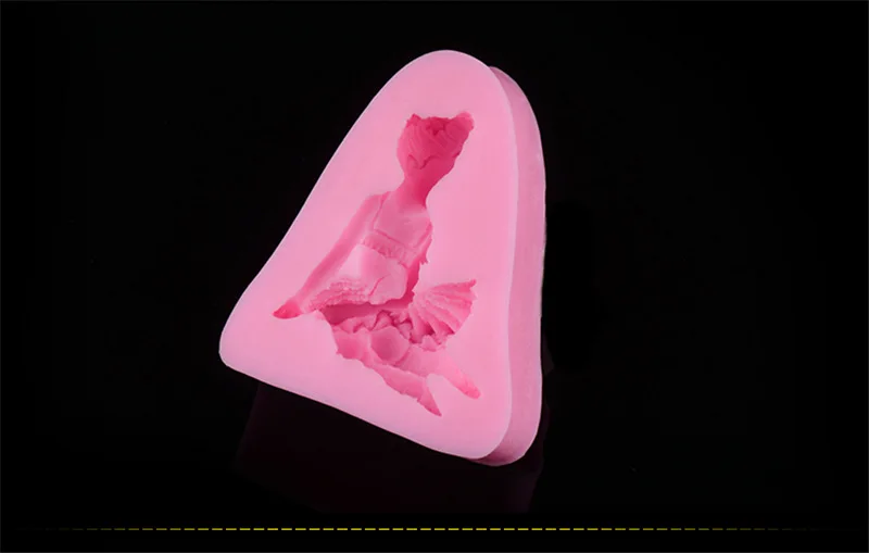 1 шт. форма для маленькой девочки DIY Форма выпечки помадка торта 3D силиконовая