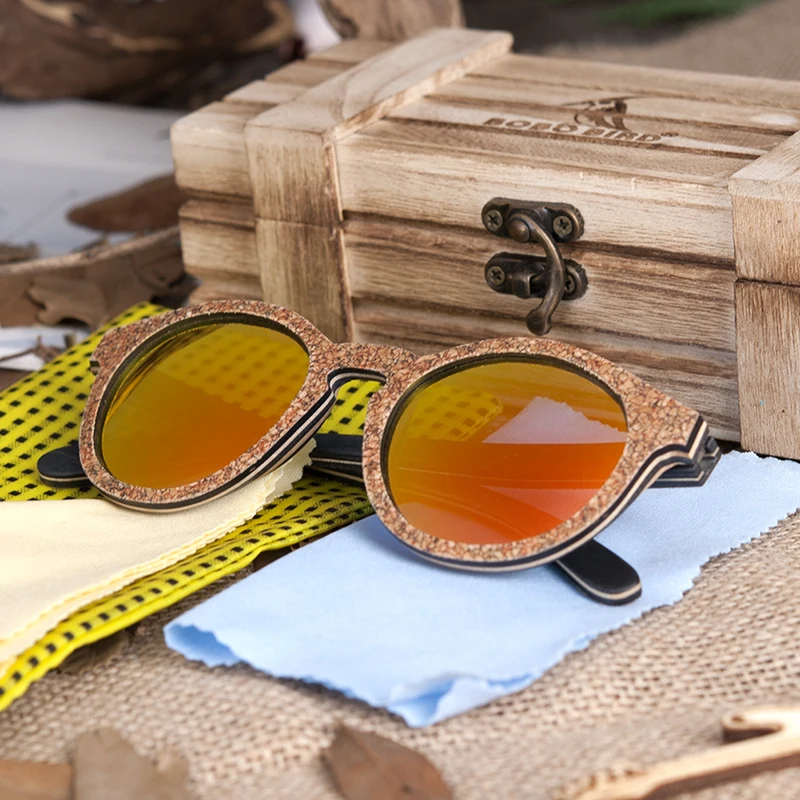 Бобо птица gafas-де-сол женщин новые оригинальные деревянные очки Для женщин Поляризованные линзы UV400 okulary очки