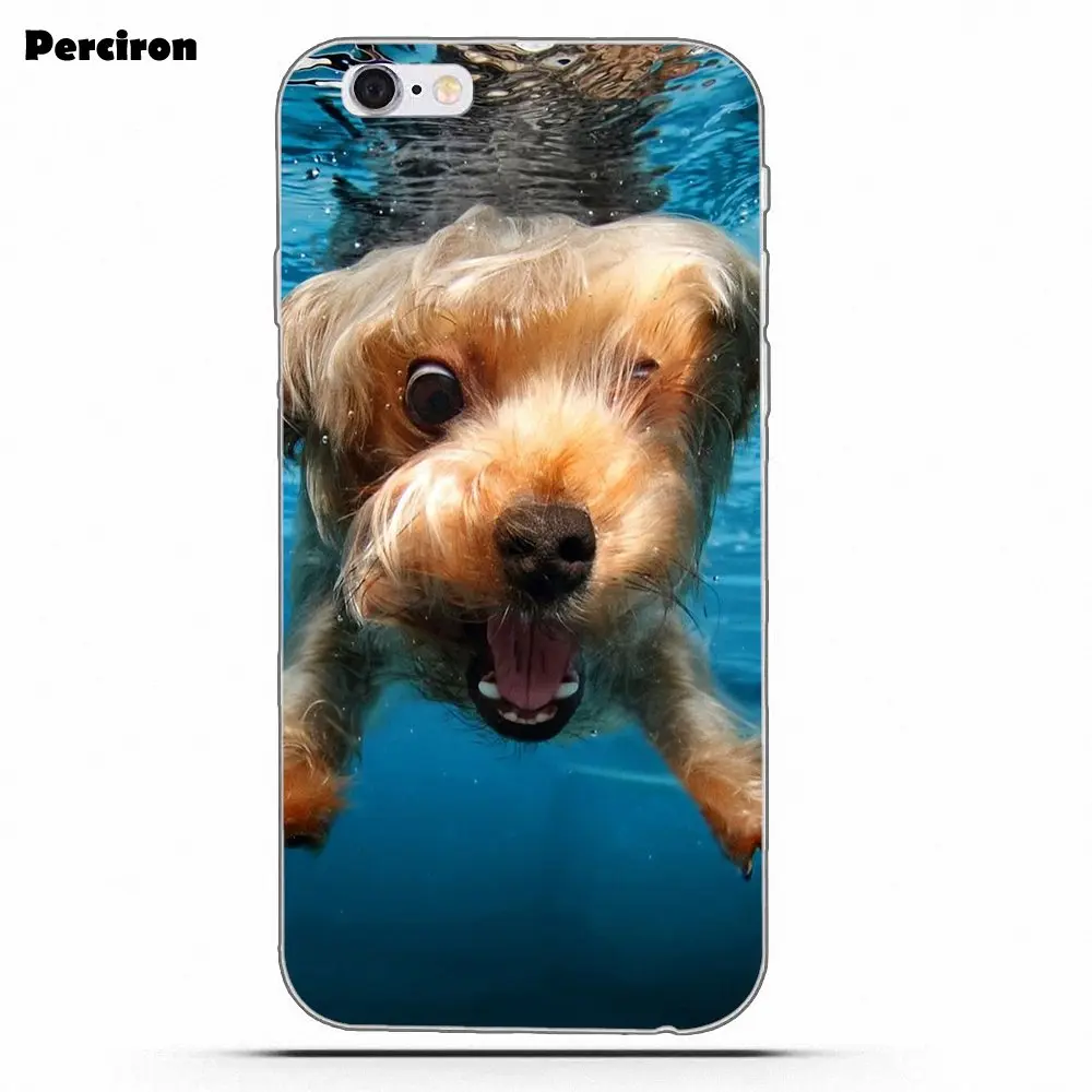 as picture Perciron йоркширского терьера собака, щенок, домашние животные для Galaxy Alpha Core Note 2 3 4 S2 A10 A20 A20E A30 A40 A50 A60 A70 M10 M20 M30 - Цвет: as picture