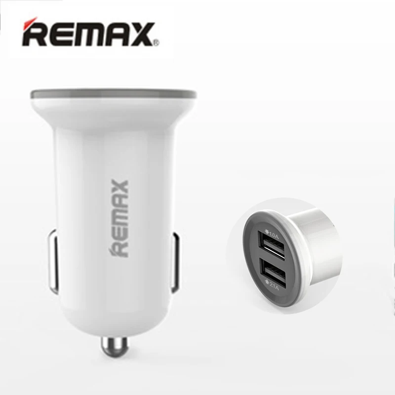 Remax двойной Usb портативный адаптер для автомобильного зарядного устройства iphone 5