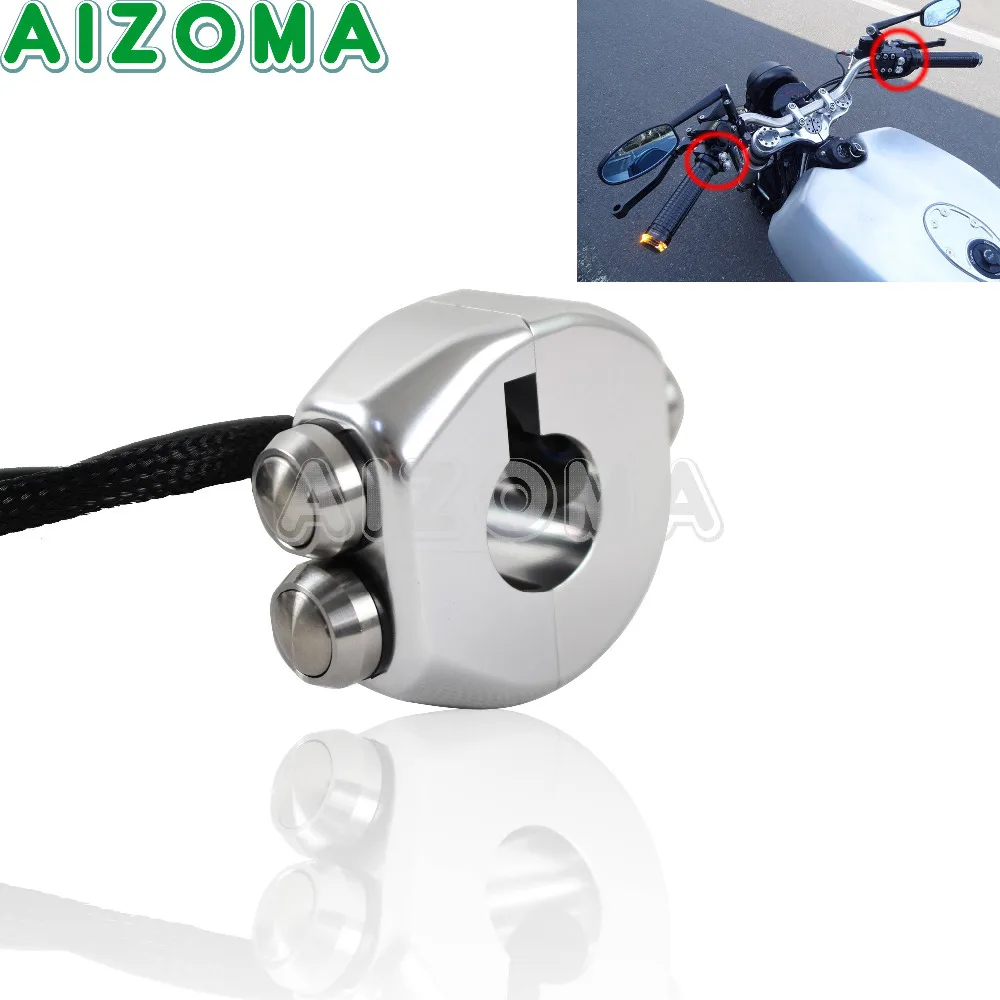 Мотоцикл Скутер Alunimun M Switch 3 кнопочный выключатель освесветильник Cafe Racer 7/8