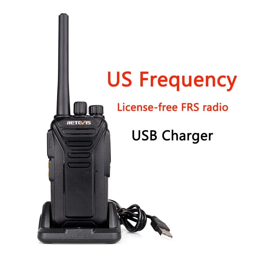 1 шт. Retevis RT27 рация без лицензии радио PMR/FRS PMR446 UHF 16/22CH VOX скремблер портативный радиоприемопередатчик Hf - Цвет: US Freq and USB