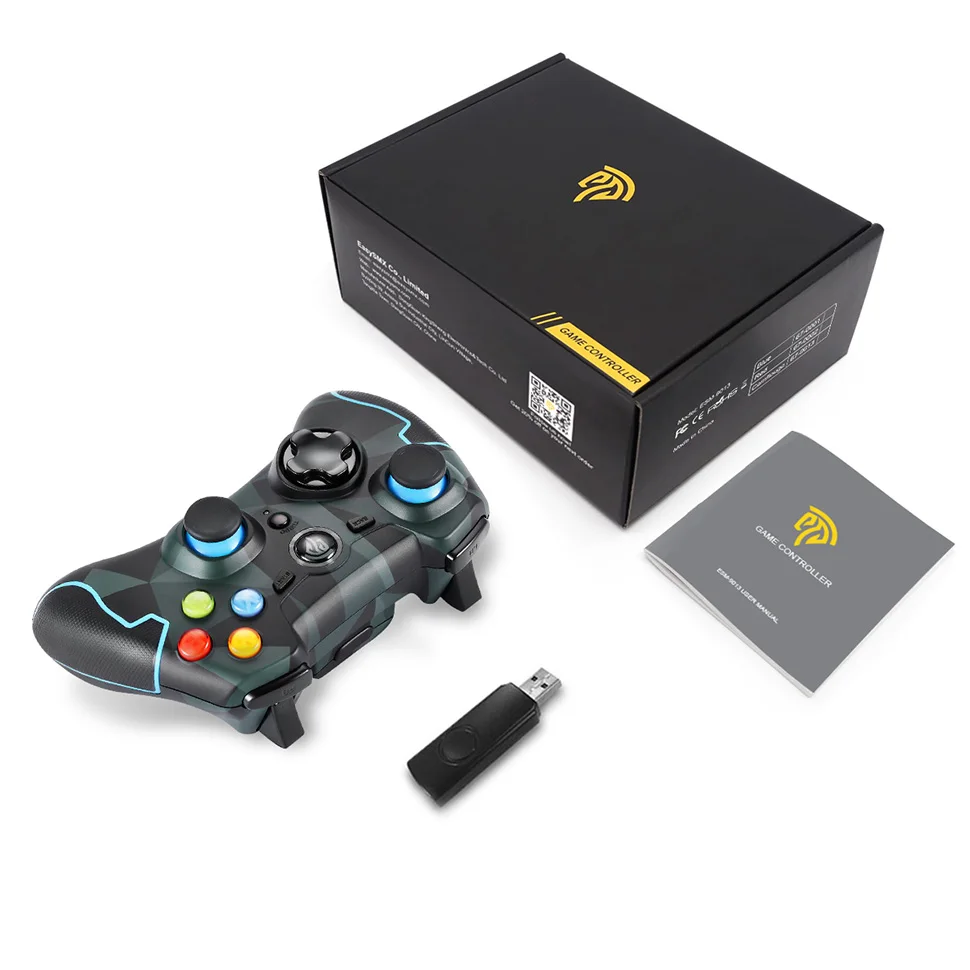 EasySMX ESM-9013 Беспроводной геймпад Джойстик для ПК PS3 ТВ коробки Андроид-смартфона Контроллер с кнопкой TURBO