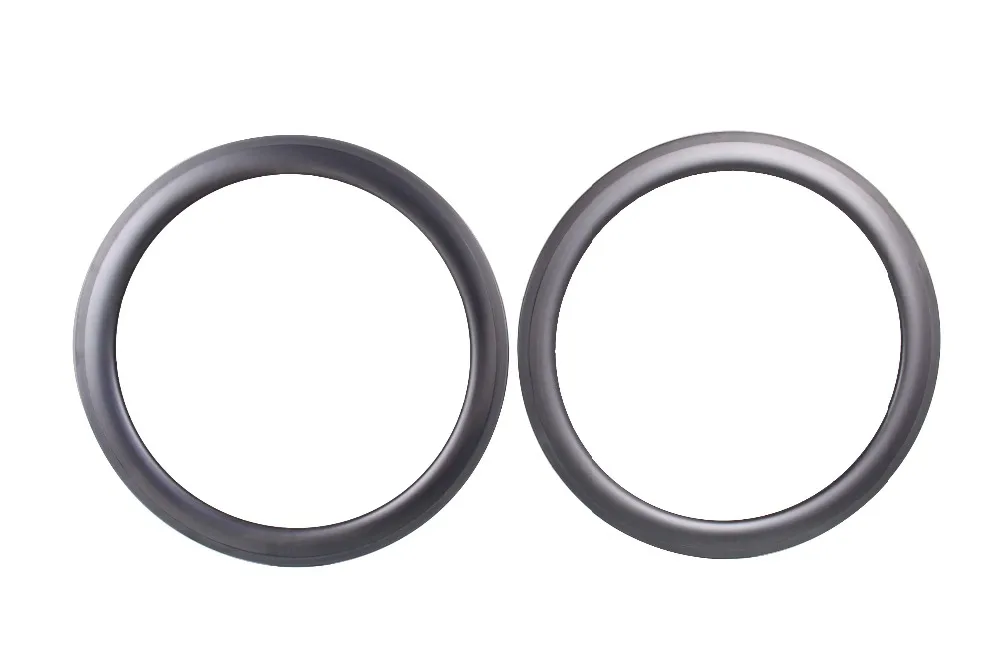 

Toray fiber 700C carbon bike rims 56mm clincher front and rear aero spokes 20h/24h carbon 56mm rims