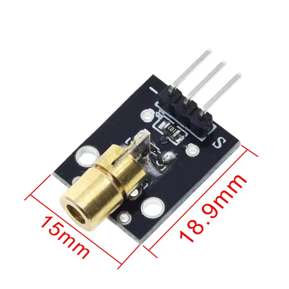 Завеса KY 008 3pin 650nm красный лазерный передатчик точка лазерного диода Медь головка