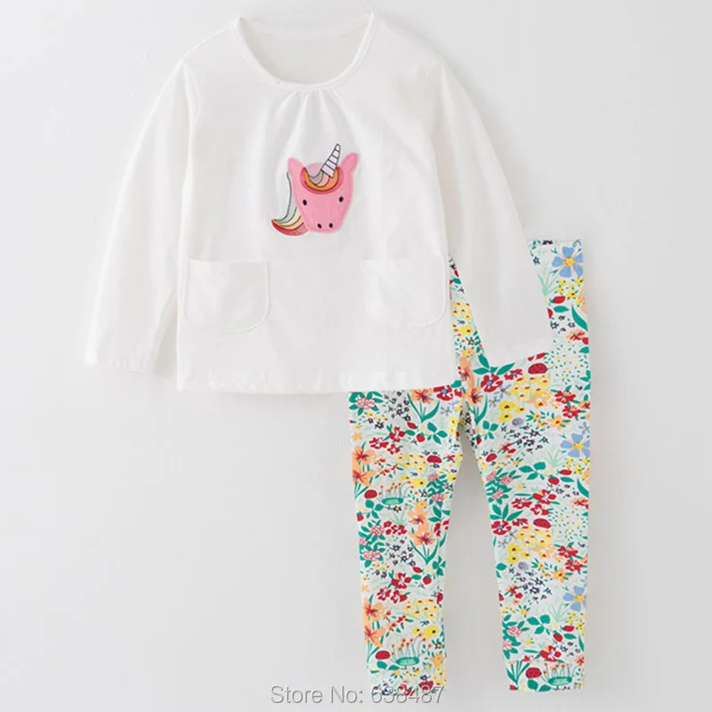 

Комплекты одежды для маленьких девочек, футболка с длинным рукавом и штаны, детские костюмы из 2 предметов, абсолютно новые комплекты одежды...