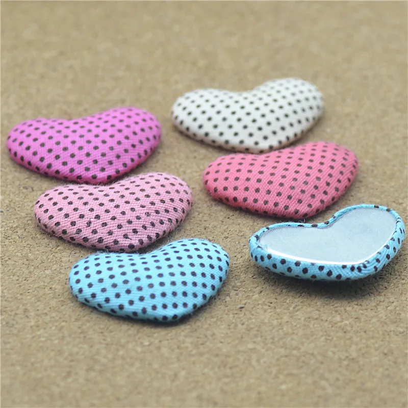 Ткань в горошек с милым сердцем для украшения Бесплатная доставка 20 шт./лот