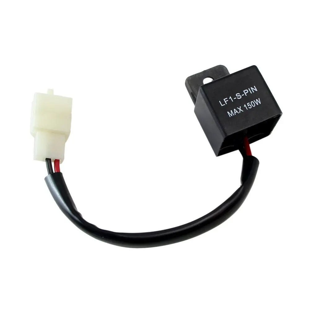 12 V 2-контактный мотоцикл электронный светодиодный проблесковый маячок реле 150 W светодиодный Сигнальные лампы светодиодный индикатор поворота проблесковый мигающий реле