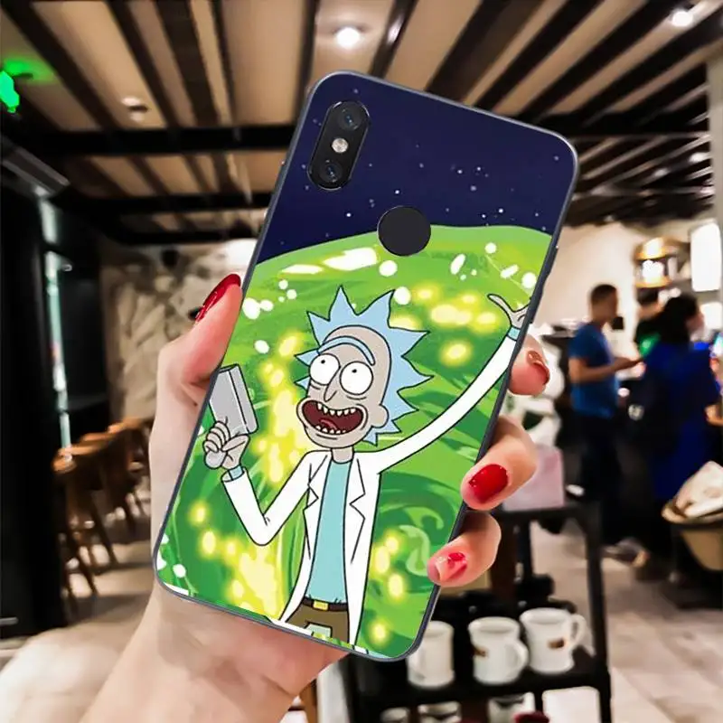 Yinuoda Рик Морти DIY Чехол Для Телефона TPU Мягкий силиконовый чехол для телефона Xiaomi Mi