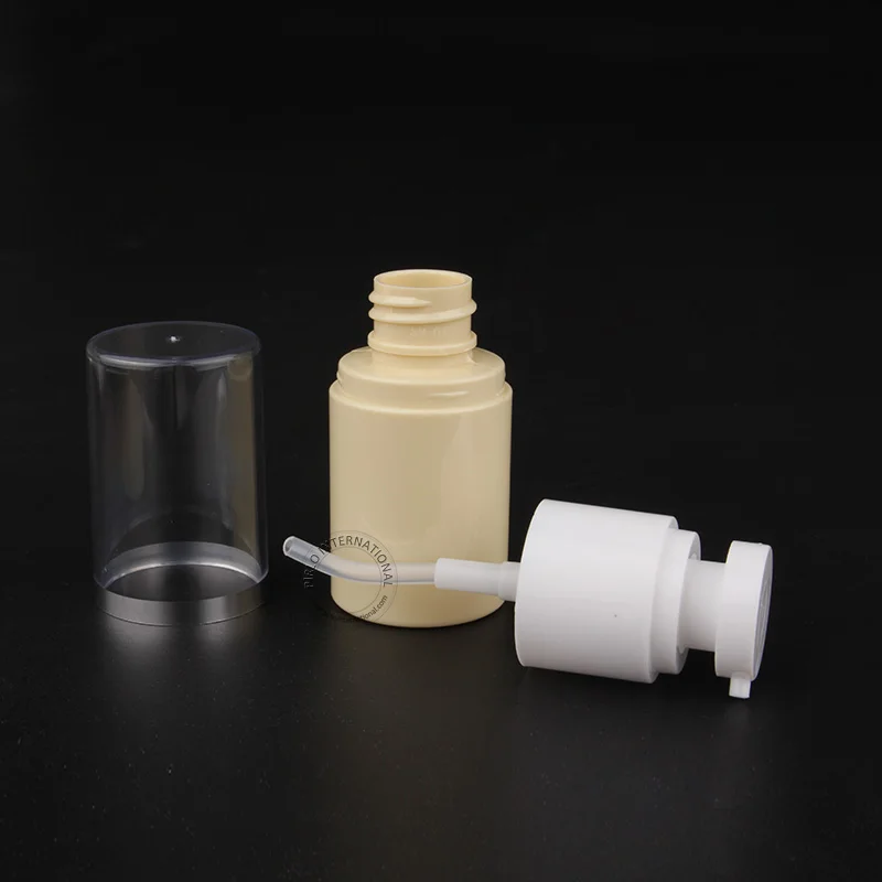Бесплатная Shipping-30ml отличные пластиковые бутылки для лосьона 30cc пустые банки