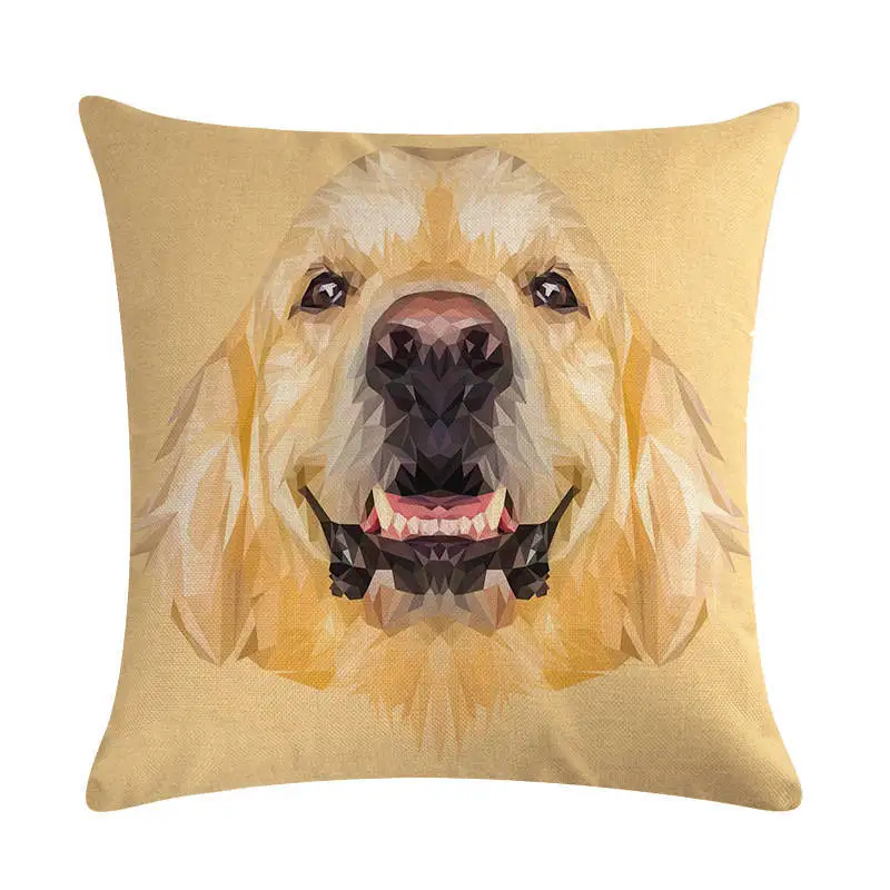 2019 домашний декор Чехлы для подушек с милой собачкой головы пледы наволочки