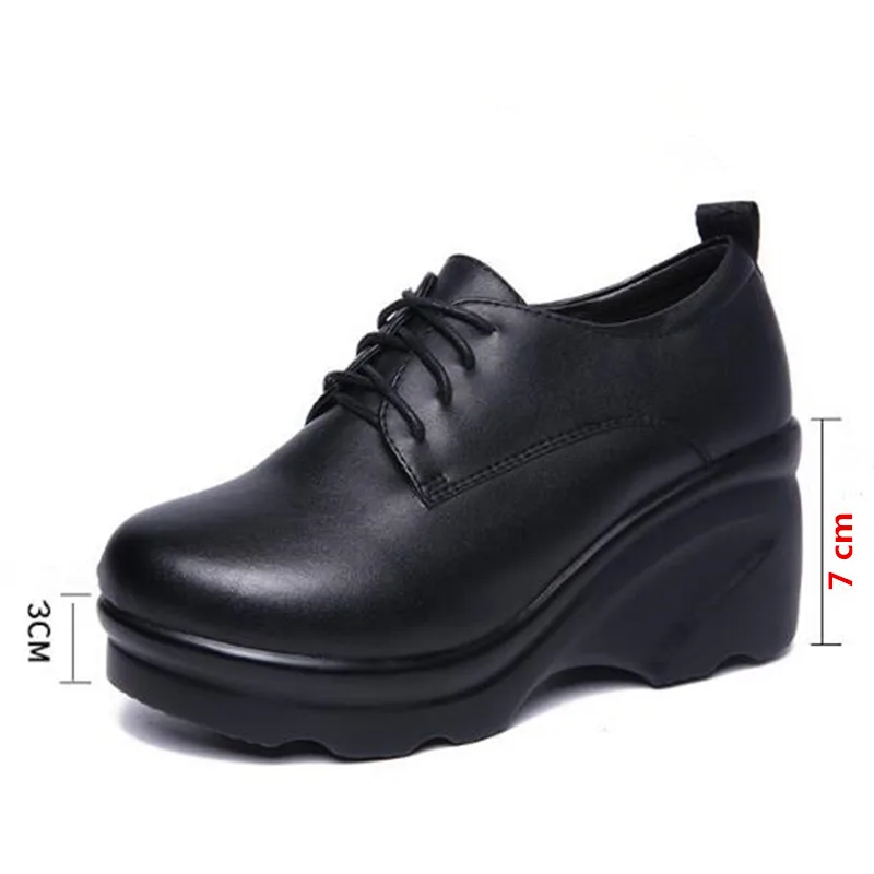 2019 Autumn Winter Platform Wedge Shoes Woman High Heels Elegant Comfort Plus Velvet Snow Women Size 32-43 | Обувь
