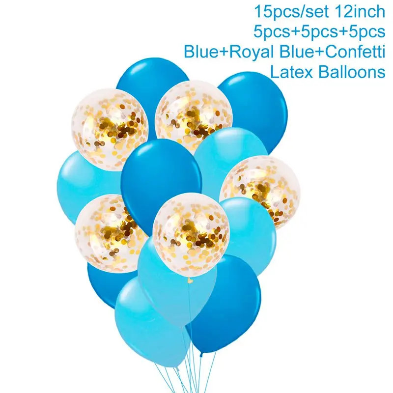 Balloon kit FENGRISE 1st День рождения баннер флаг ежемесячно один год овсянка гирлянда детский душ для мальчиков и девочек первый день рождения украшения Дети - Цвет: Balloon kit