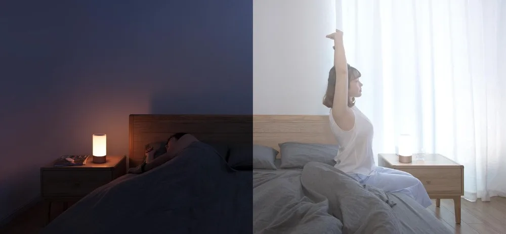 Xiaomi Mijia умная прикроватная лампа, светильник Bluetooth, WiFi, светодиодный светильник, умный Внутренний Ночной светильник, сенсорное управление, умное управление приложением